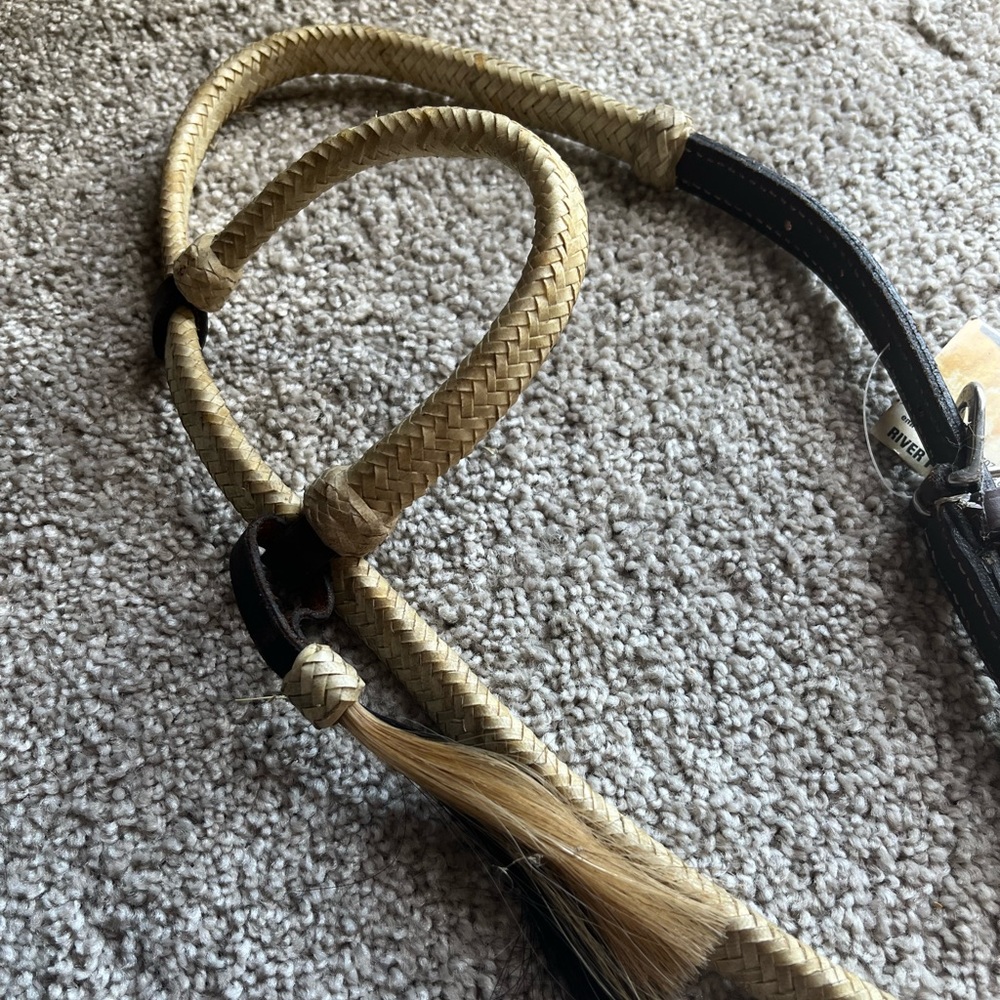 New rawhide headstall